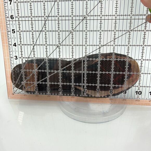 AGL Women Monika Ballet Flat Size 43.5 13.5 Black Leather Shoe Cap Toe Italy - Picture 13 of 13